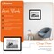 iFrame 18” x 22” Black Framed Chicago City Skyline Print Framed Art Work For Wall Decor With Photo Mat | Chi Town Skyline Wall Art | Black And White Picture Wall Art Decor